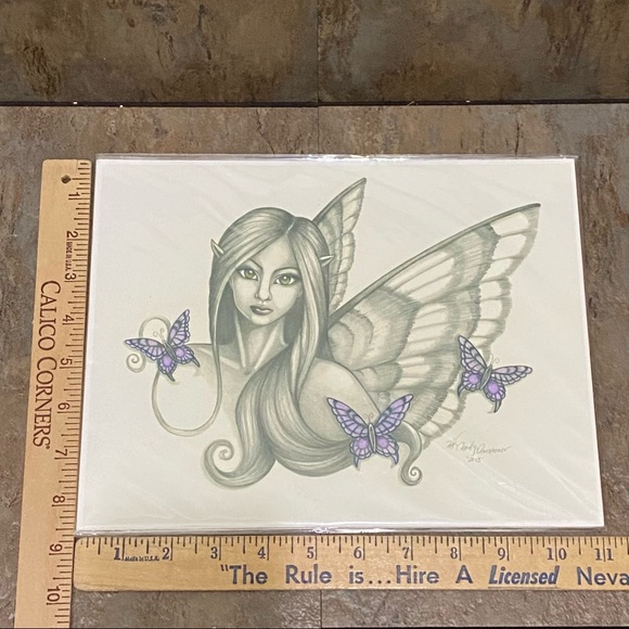 3 Fairy Dust Images Steampunk by Charity Dauenhauer Fine Art Print Drawing New - Picture 14 of 16